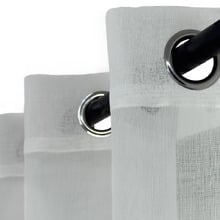 Esther Sheer Eyelet Single Panel Curtain